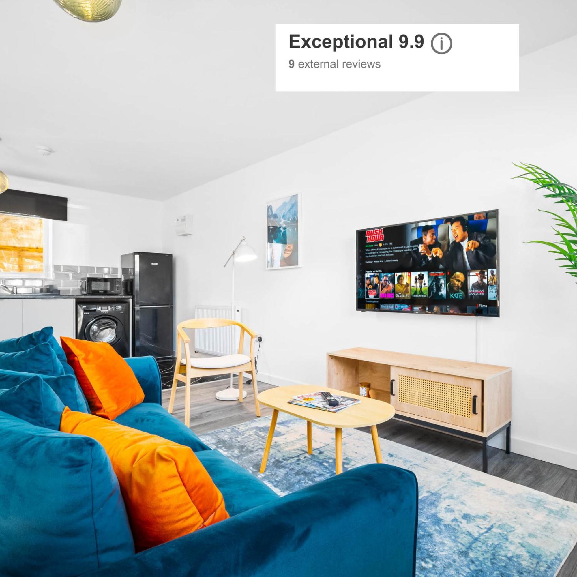 Modern Apartment - Cradley Heath - Top Rated - Netflix - Wifi - 1Mh Smethwick Esterno foto